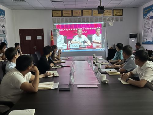 【河海水文】水發(fā)水控集團黨委委員、紀(jì)委書記王高升到河海公司全面從嚴(yán)治黨、黨風(fēng)廉政建設(shè)專題調(diào)研 (1).jpg